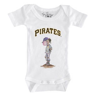 Infant Tiny Turnip White Pittsburgh Pirates Bubbles Bodysuit