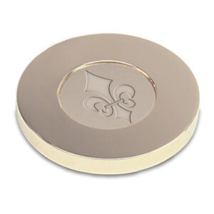 Gold Marymount Saints Paperweight
