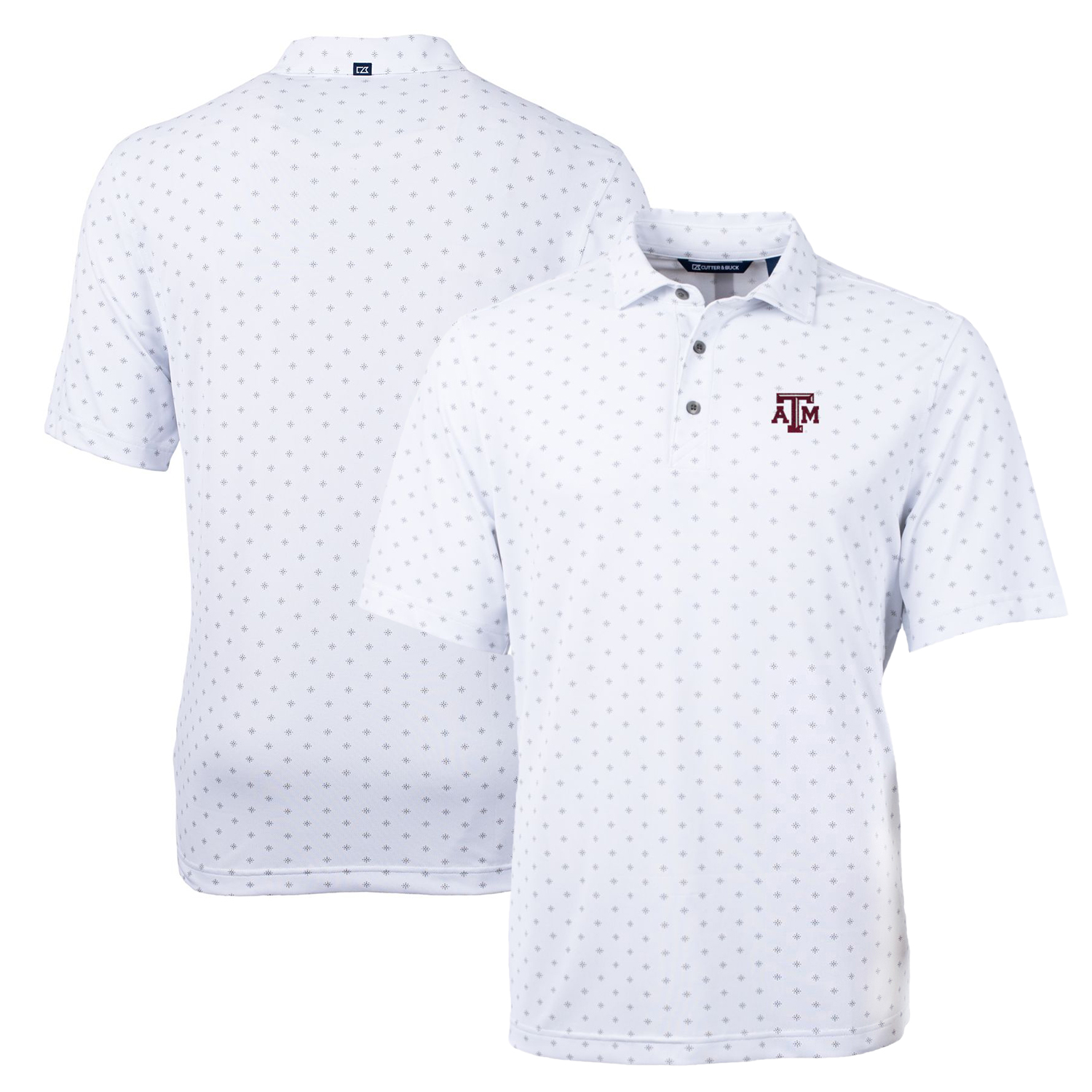 Men's Cutter & Buck Heather Gray Houston Astros Big & Tall Forge Eco Heather Stripe Stretch Recycled Polo - Image 2