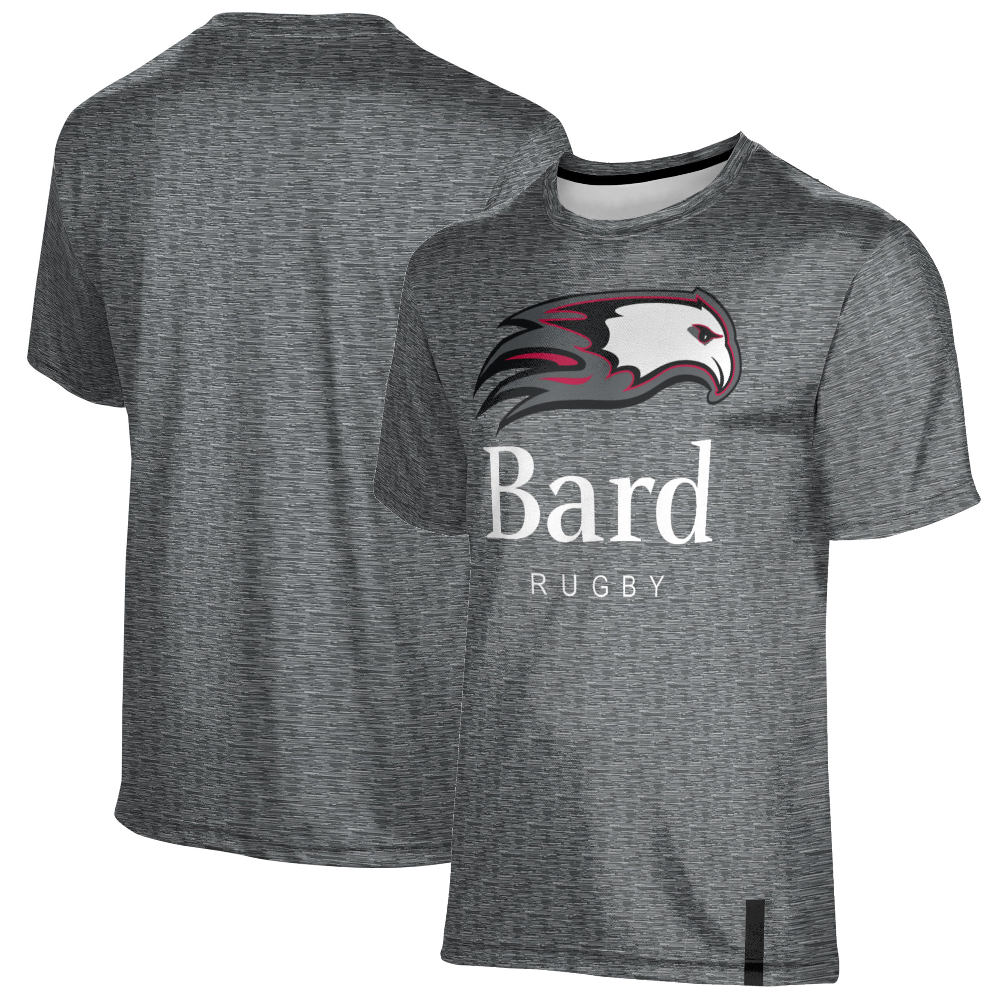 Men's ProSphere Black Bard College Raptors Rugby Logo T-Shirt - Image 2