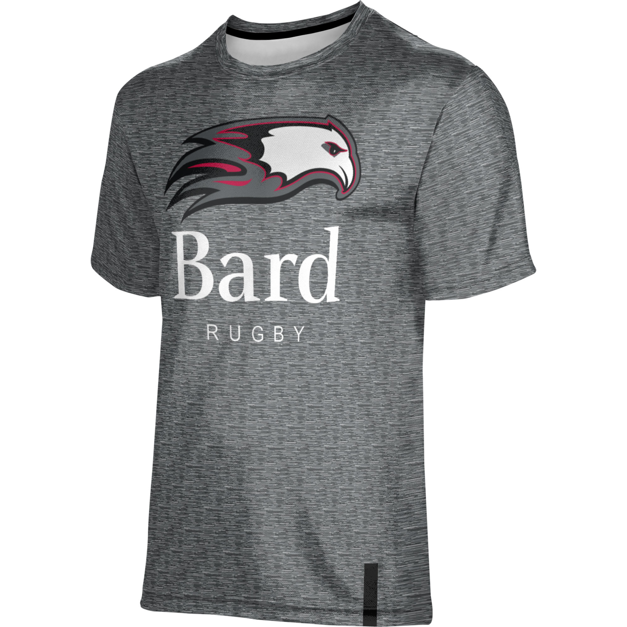 Men's ProSphere Black Bard College Raptors Rugby Logo T-Shirt - Image 6