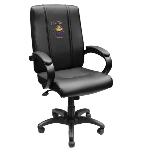 Black Los Angeles Lakers 2020 NBA Finals Champions Office Chair 1000