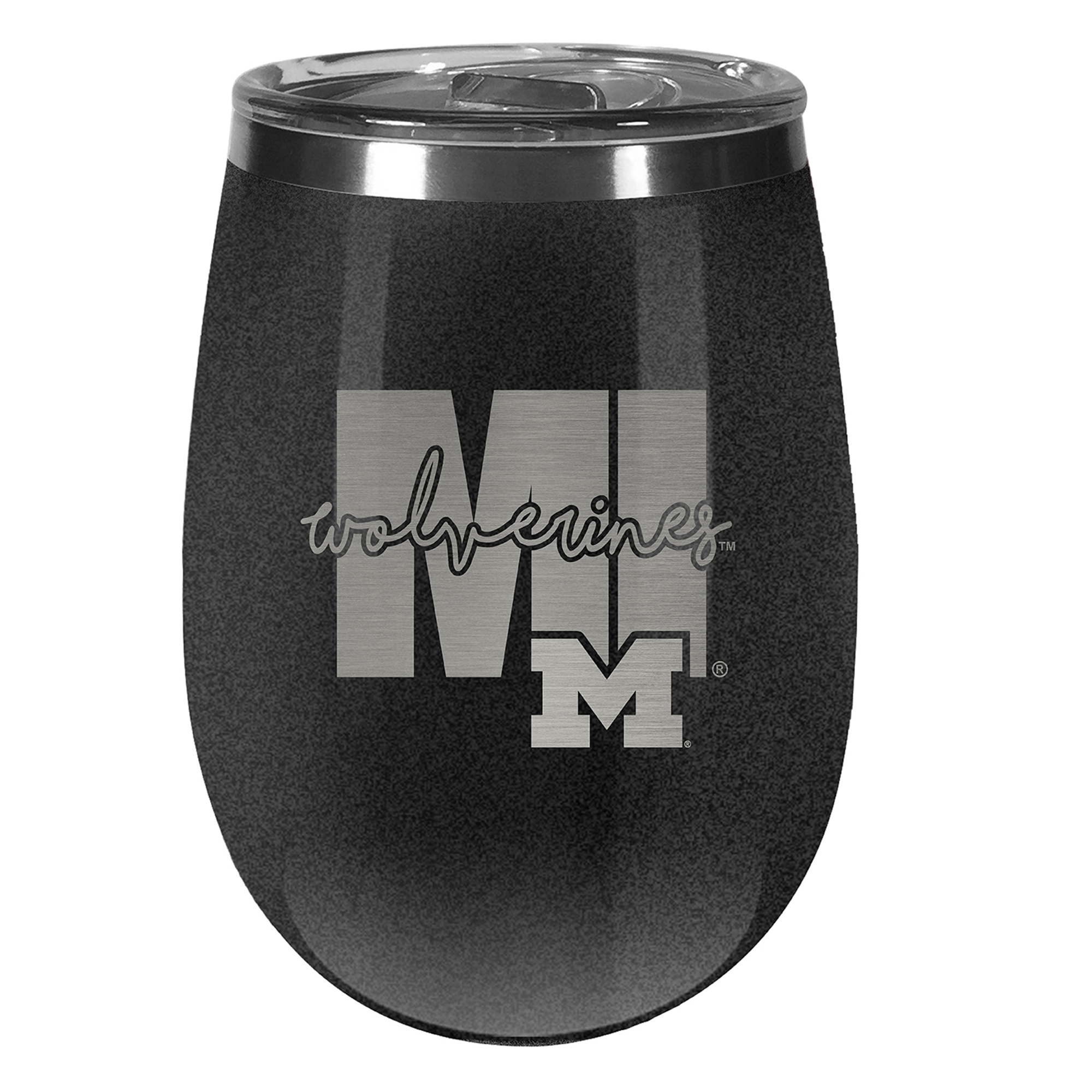 Michigan Wolverines 10oz. Onyx Wine Tumbler