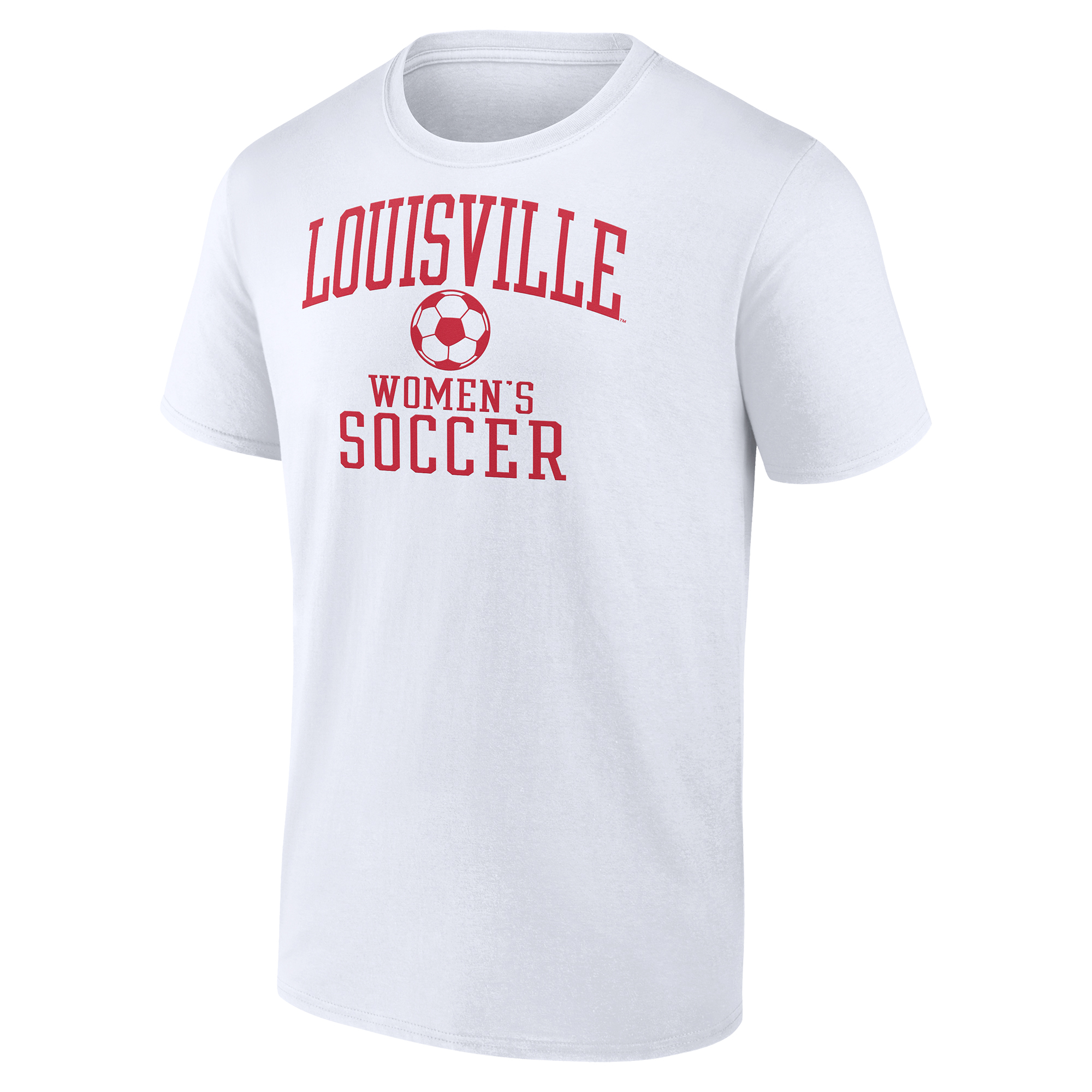 Men's White Louisville Cardinals Women's Soccer Pick-A-Player NIL Gameday Tradition T-Shirt - Image 7