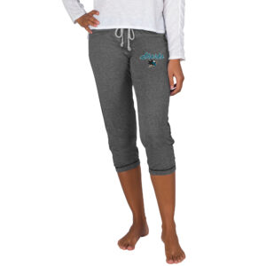 Women's Charcoal San Jose Sharks Quest Knit Capri Pants
