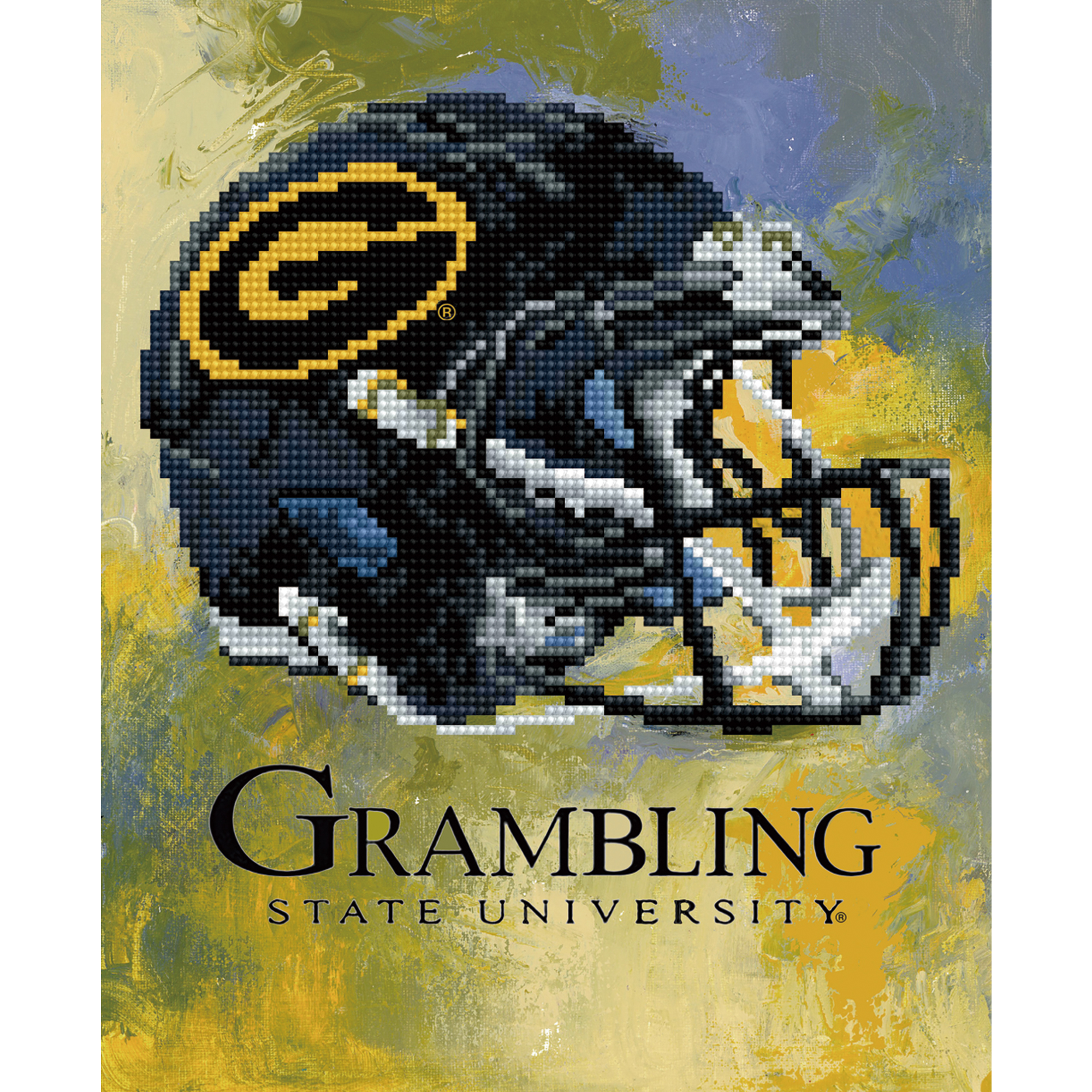 Sporticulture Grambling Tigers Diamond Art Craft Kit - Image 2