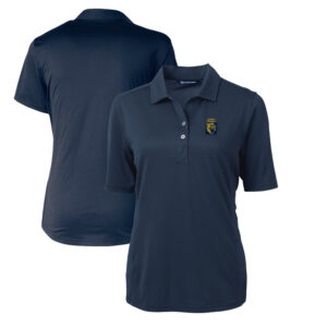 Women's Cutter & Buck Navy FIU Panthers Team Virtue Eco Pique Recycled Polo