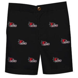 Toddler Black SEMO Redhawks Structured Shorts