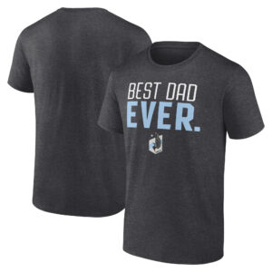 Men's Charcoal Minnesota United FC Best Dad Ever Father's Day T-Shirt