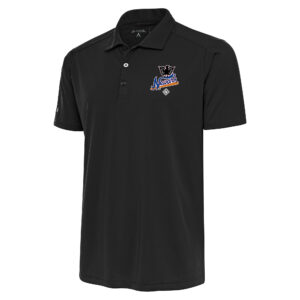 Men's Antigua Charcoal Newark Eagles Tribute Polo