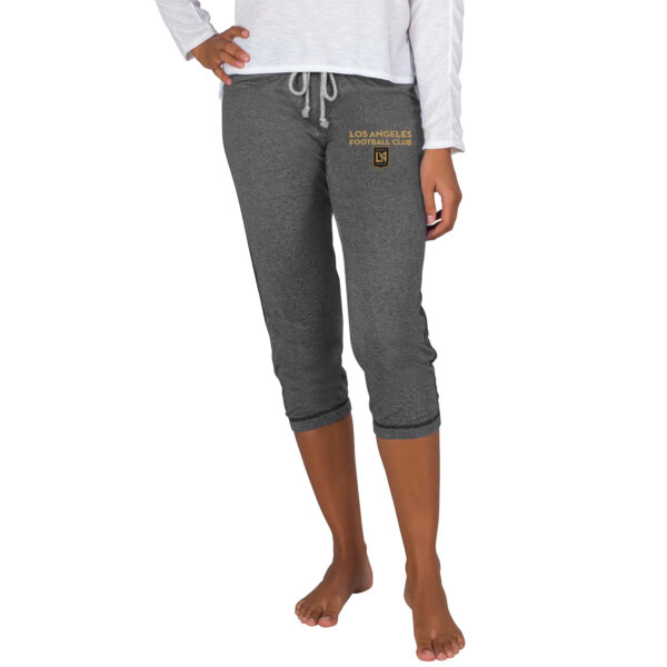 Women's Concepts Sport Charcoal LAFC Quest Knit Capri Pants