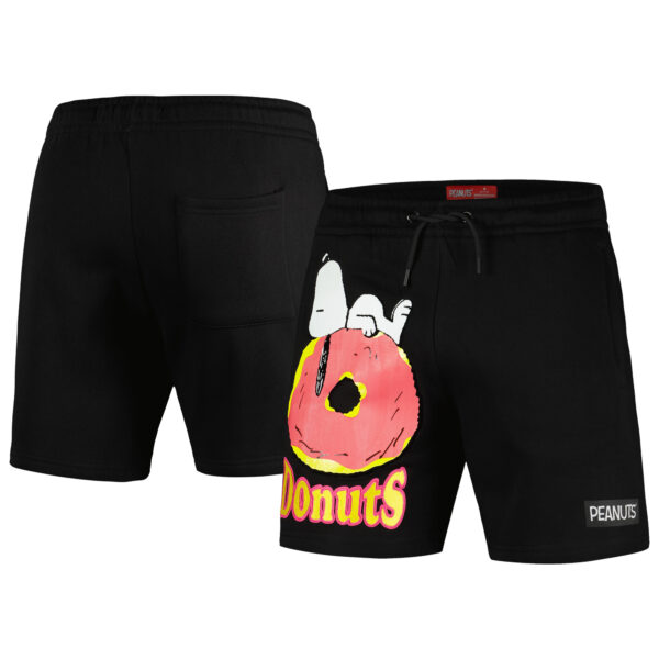 Men's Freeze Max Black Peanuts Snoopy Donuts Shorts
