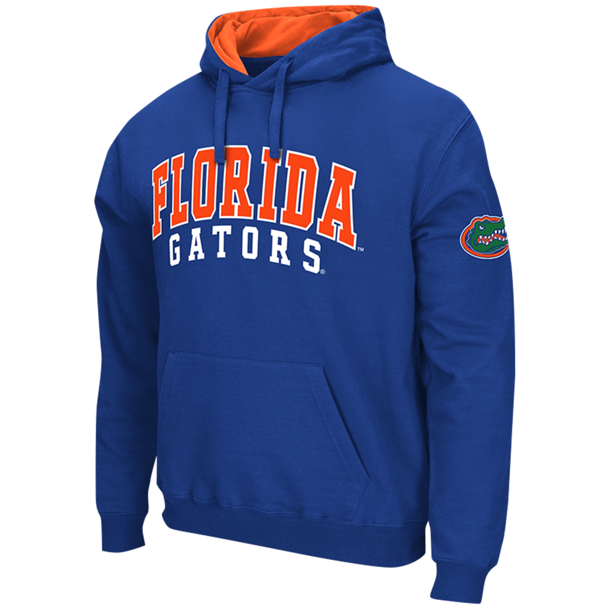 Men's Colosseum Royal Florida Gators Double Arch Pullover Hoodie - Image 3