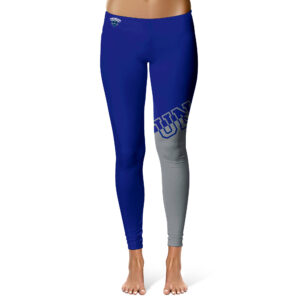 Women's Vive La Fete  Blue/Gray New Orleans Privateers Color Block Yoga Leggings