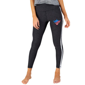 Women's Concepts Sport  Charcoal Cody Rhodes Centerline Knit Leggings