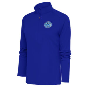 Women's Antigua  Royal St. Paul Saints Tribute Half-Zip Pullover Top