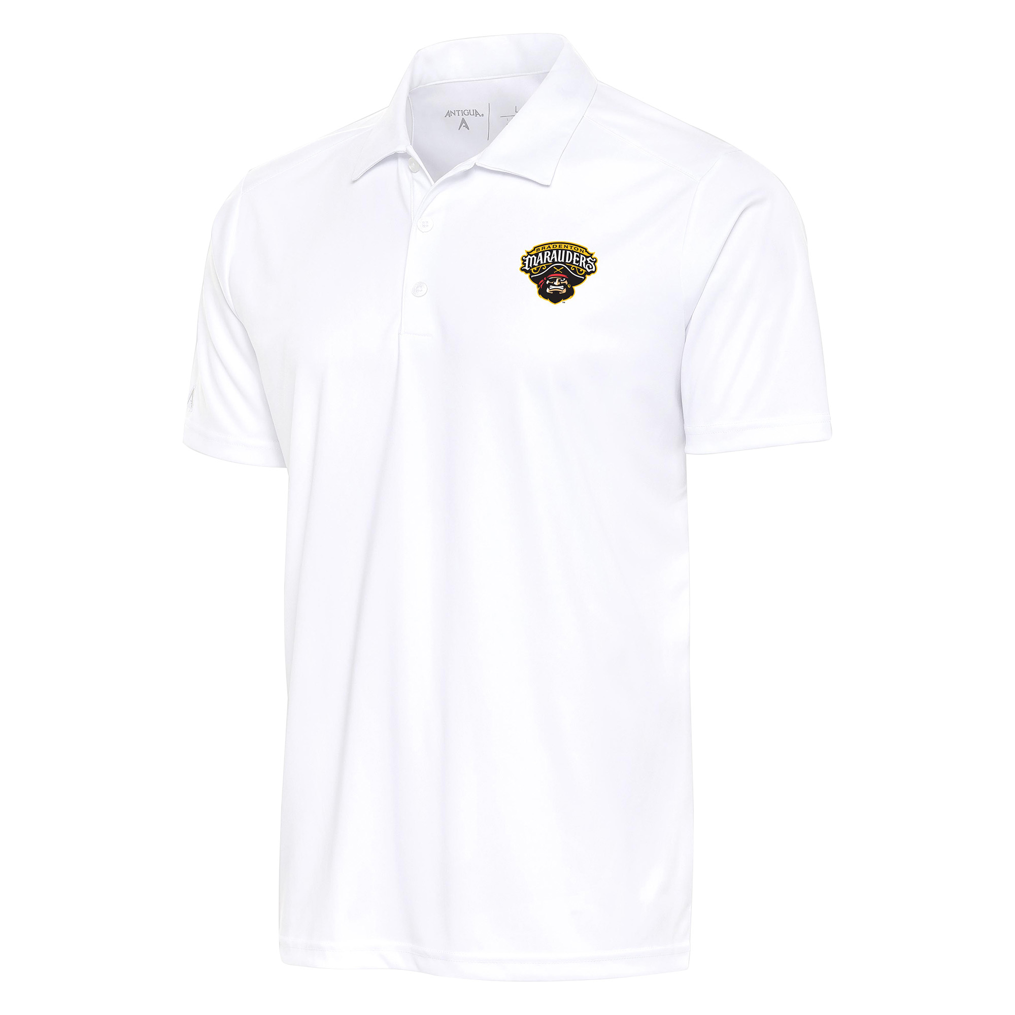 Men's Antigua White Bradenton Marauders Big & Tall Tribute Polo