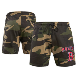 Men's Pro Standard  Camo Boston Red Sox Stacked Logo Shorts