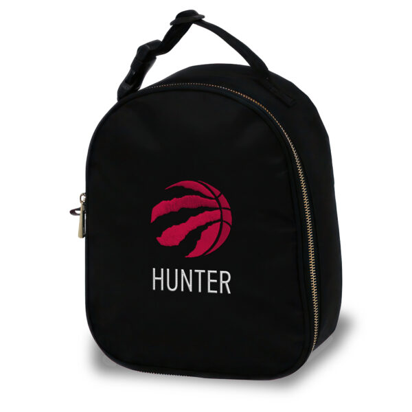 Chad & Jake  Black Toronto Raptors Personalized Insulated Lunchbox