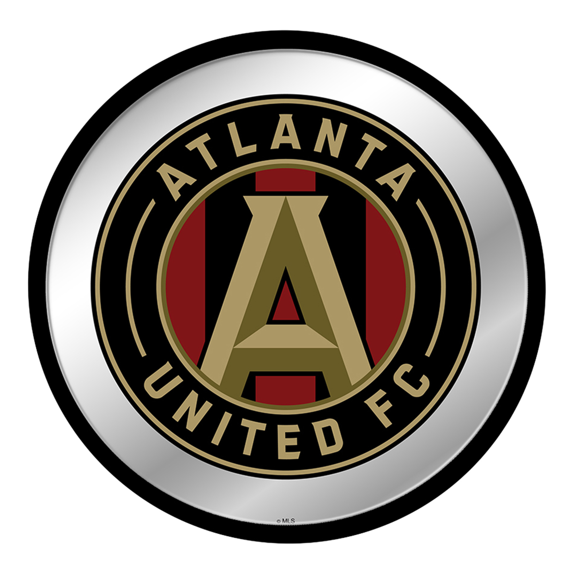 Atlanta United FC 17.5" Modern Disc Mirrored Wall Sign