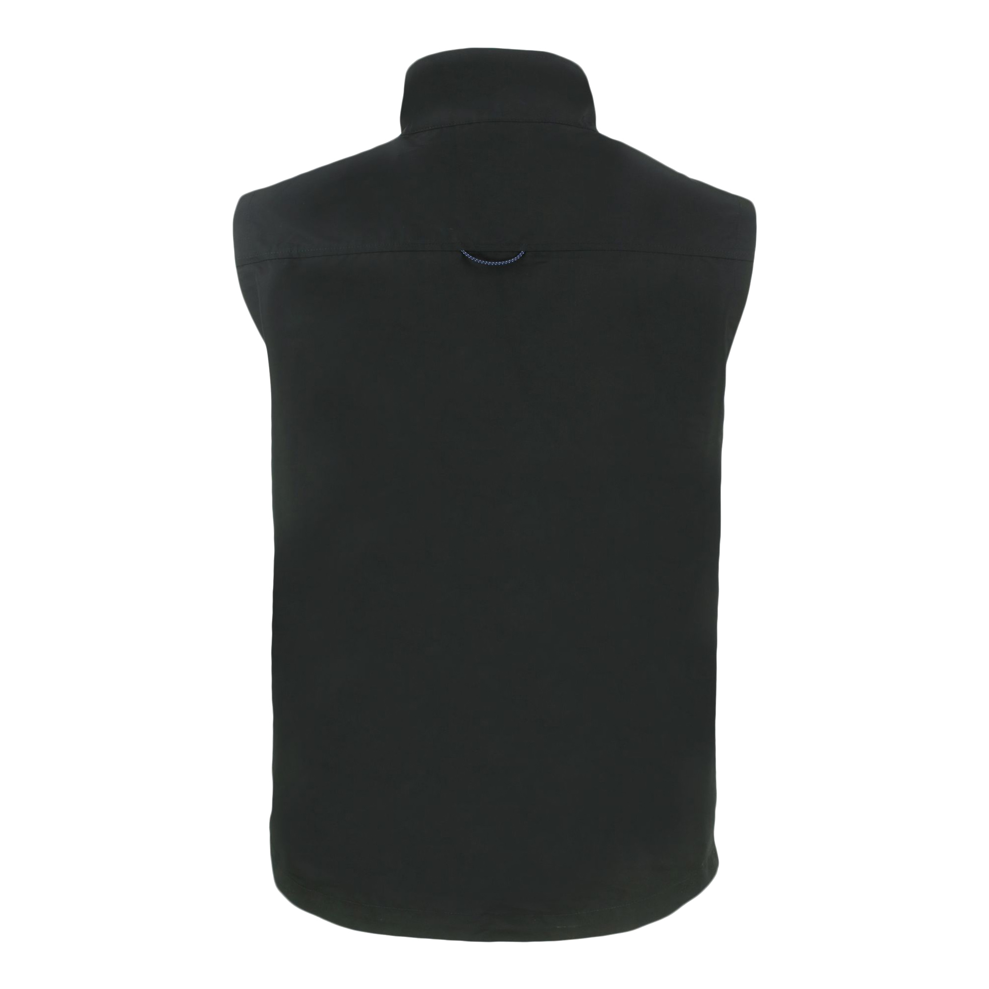 Men's Cutter & Buck Black Delaware State Hornets Charter Eco Recycled Full-Zip Vest - Image 4