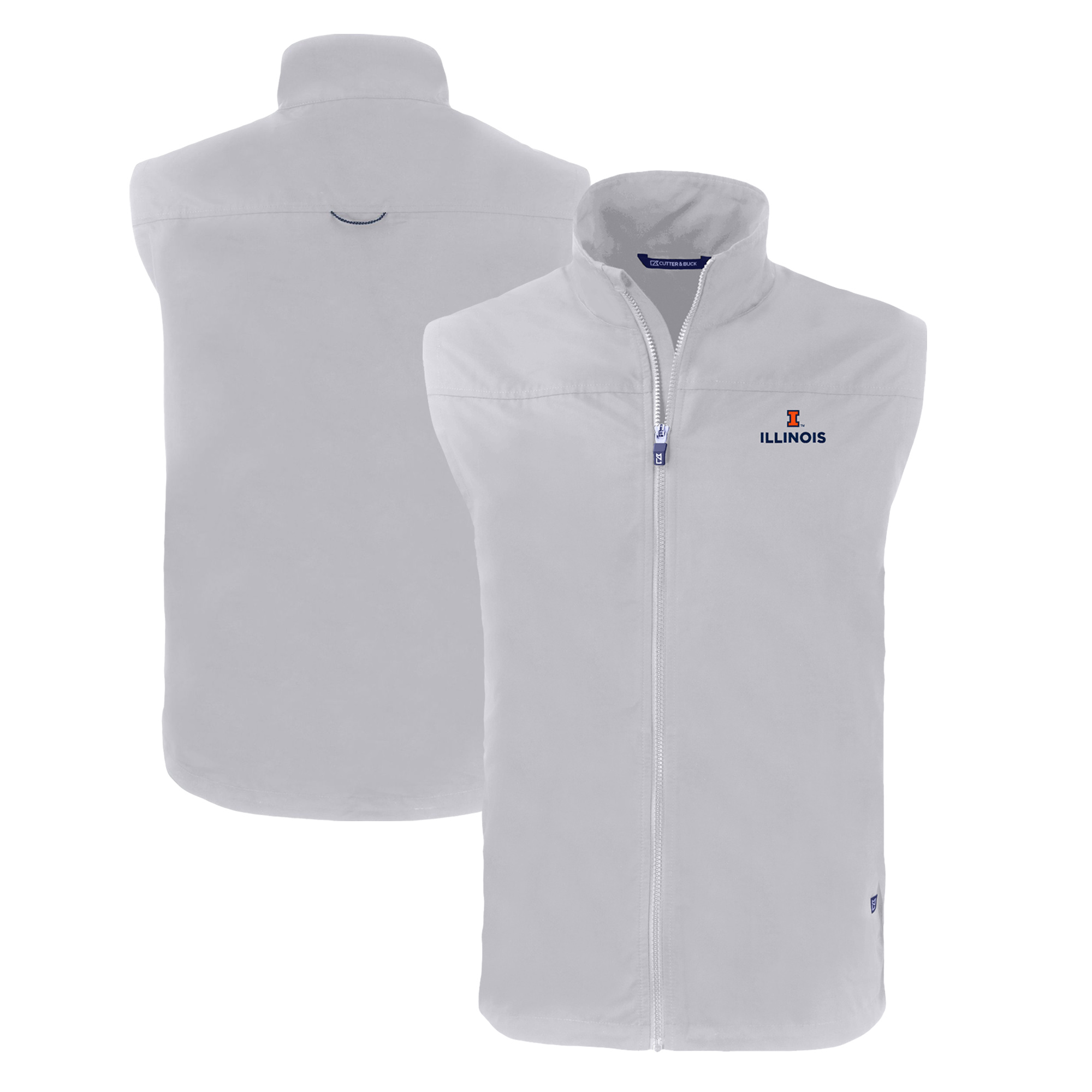 Women's Cutter & Buck Gray Spelman College Jaguars Charter Eco Recycled Half-Zip Anorak Jacket - Image 2