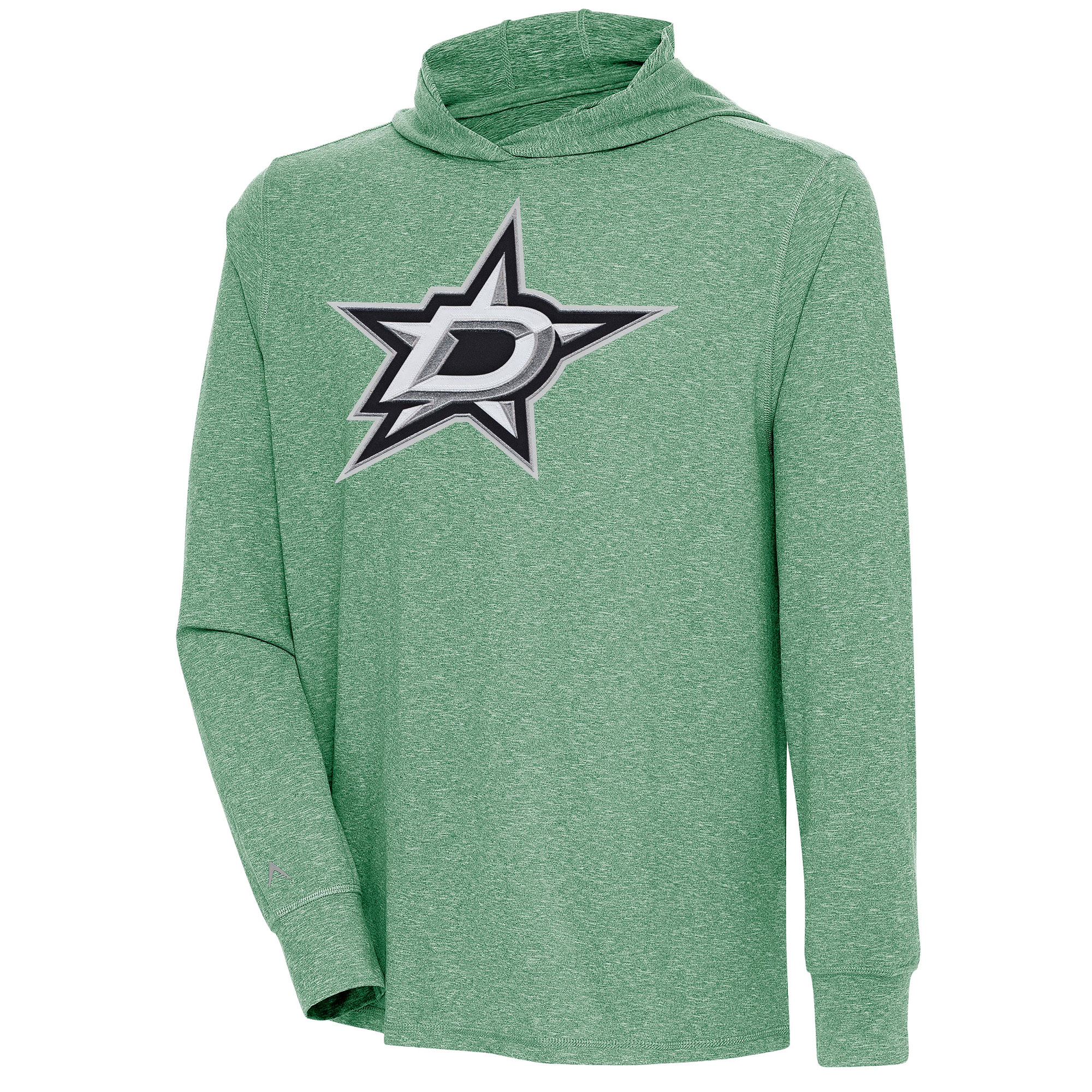 Men's Antigua Hunter Green Dallas Stars Saga Pullover Hoodie