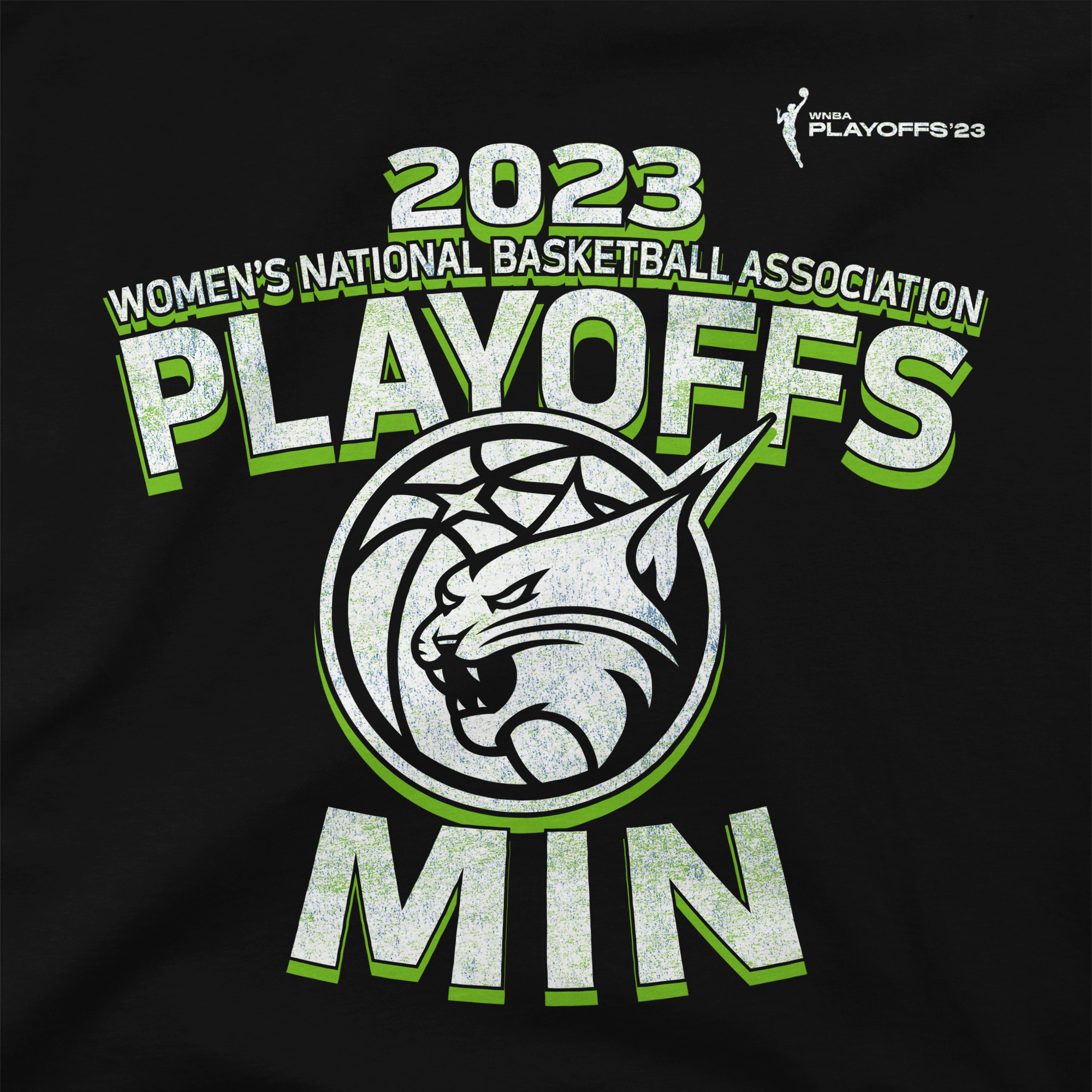 Unisex Stadium Essentials Black Minnesota Lynx 2023 WNBA Playoffs Dust T-Shirt - Image 12
