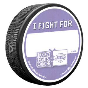 Los Angeles Kings Hockey Fights Cancer "I Fight For" Puck