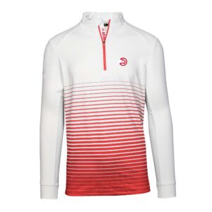 Men's Levelwear Red Atlanta Hawks Beam Insignia Core Quarter-Zip Pullover Top