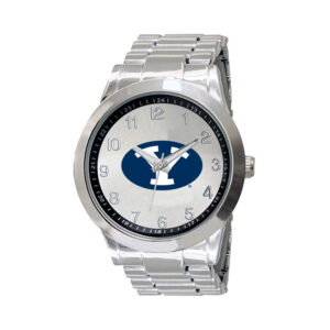 Men's  Silver BYU Cougars Integris Stainless Steel Watch