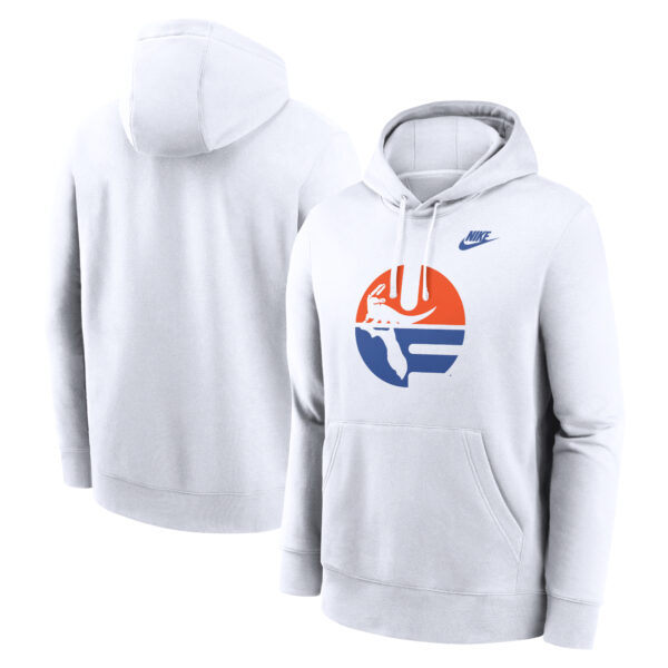 Men's Champion Heathered Gray Stevens Institute of Technology Ducks Reverse Weave Fleece Crewneck Sweatshirt - Image 2