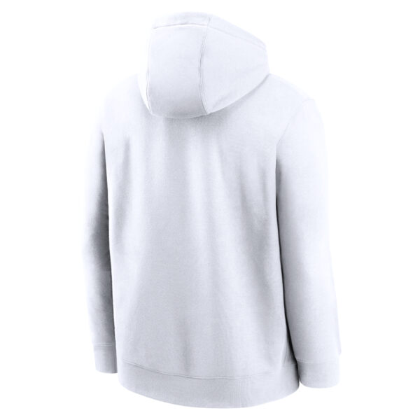 Men's Champion Heathered Gray Stevens Institute of Technology Ducks Reverse Weave Fleece Crewneck Sweatshirt - Image 4