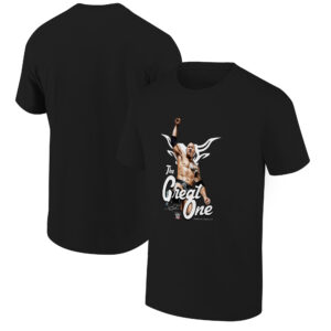 Men's Ripple Junction  Black The Rock The Great One Graphic T-Shirt