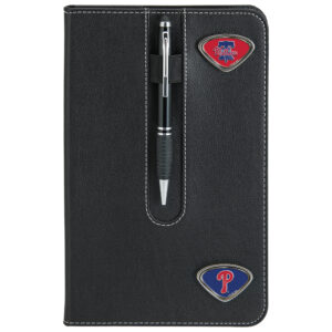 Black Philadelphia Phillies Business Notebook