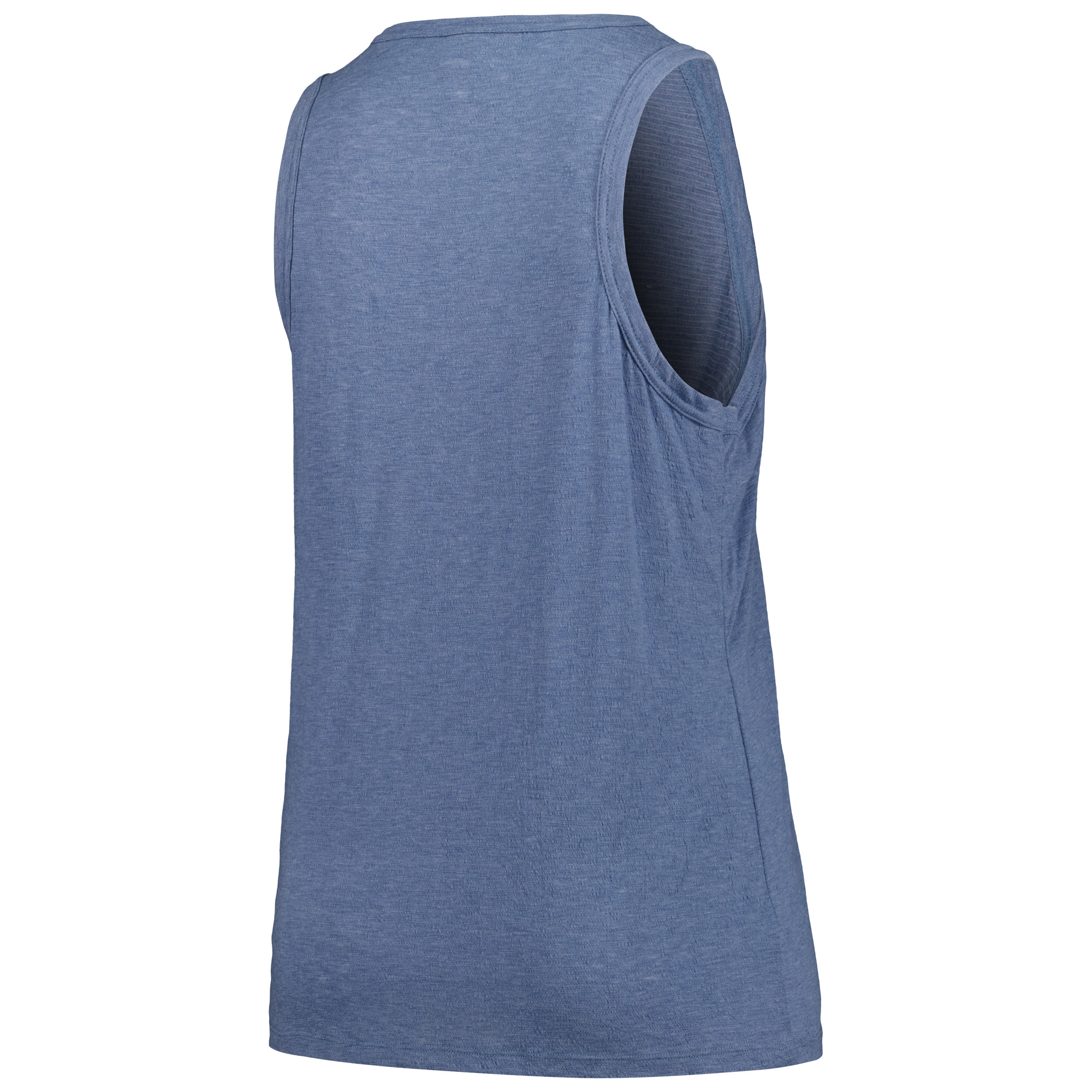 Women's Soft as a Grape Navy Boston Red Sox Plus Size Curvy High Neck Tri-Blend Tank Top - Image 4