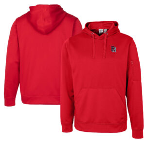 Unisex Cutter & Buck Red Round Rock Express Clique Lift Eco Performance Pullover Hoodie Sweatshirt