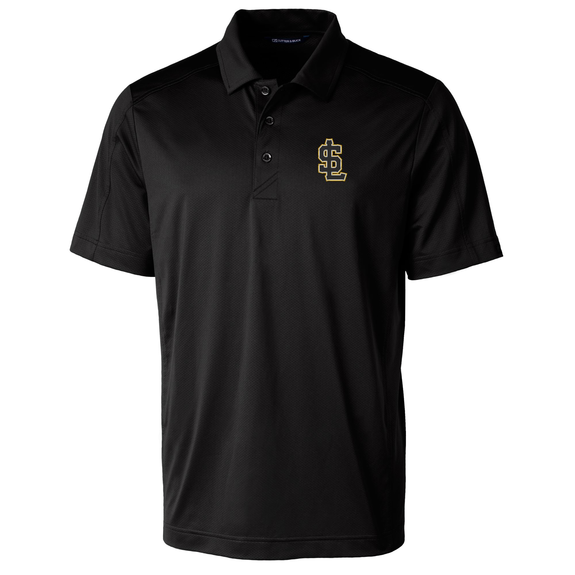 Men's Cutter & Buck Black Salt Lake Bees Prospect Textured Stretch Polo - Image 3