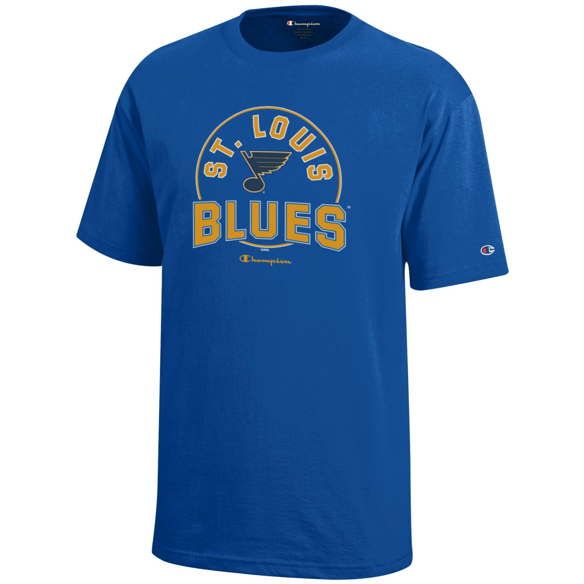Youth Champion Royal St. Louis Blues Jersey T-Shirt - Image 6