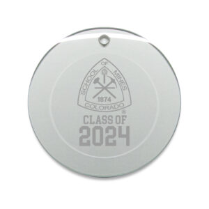 Colorado School of Mines Orediggers Class of 2024 3'' x 3'' Circle Ornament