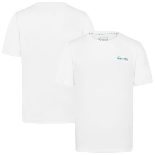 Mercedes AMG Petronas F1 Small Logo T-Shirt - White