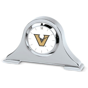 Silver Vanderbilt Commodores Napoleon Desk Clock