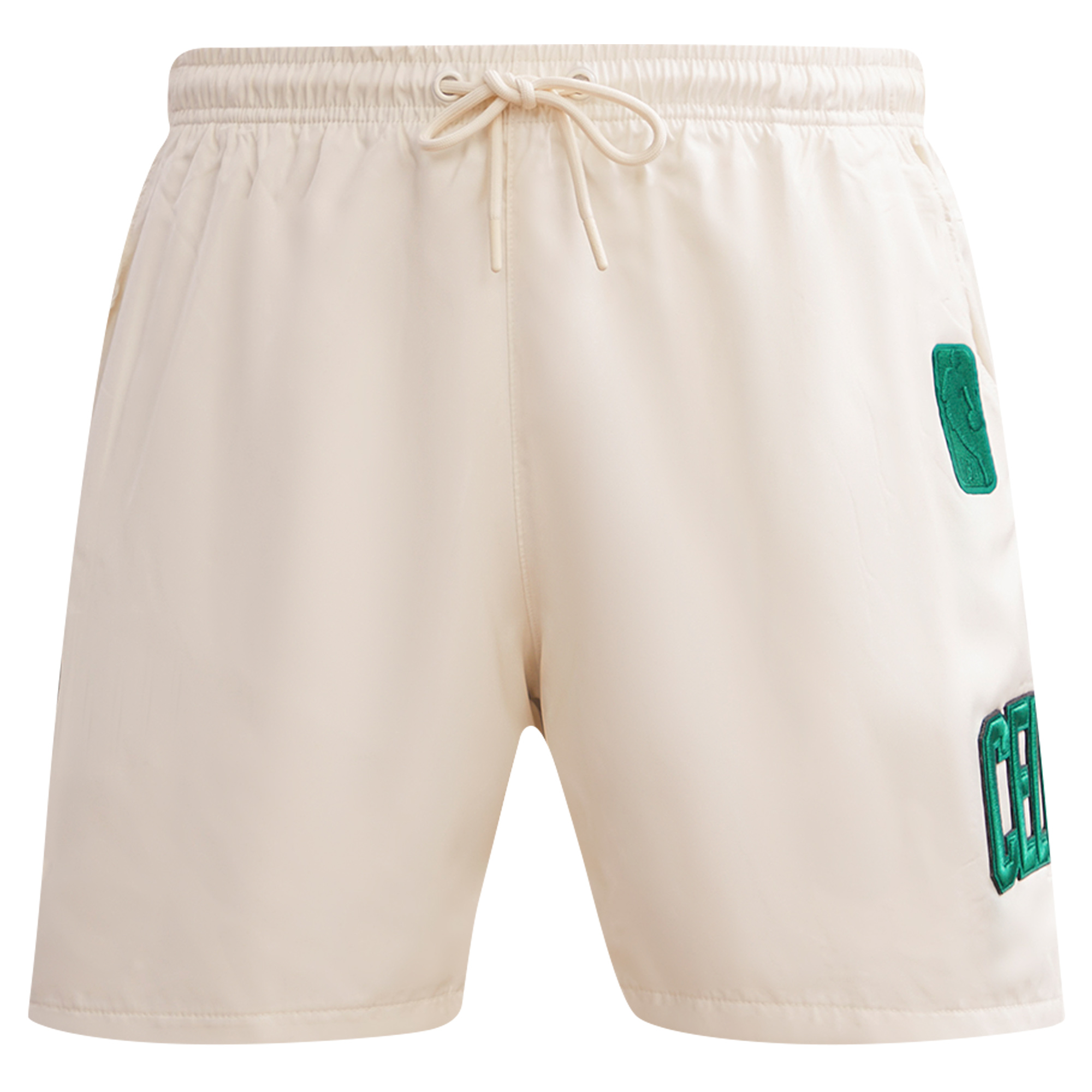 Men's Pro Standard Cream Boston Celtics Triple Tonal Woven Shorts - Image 5