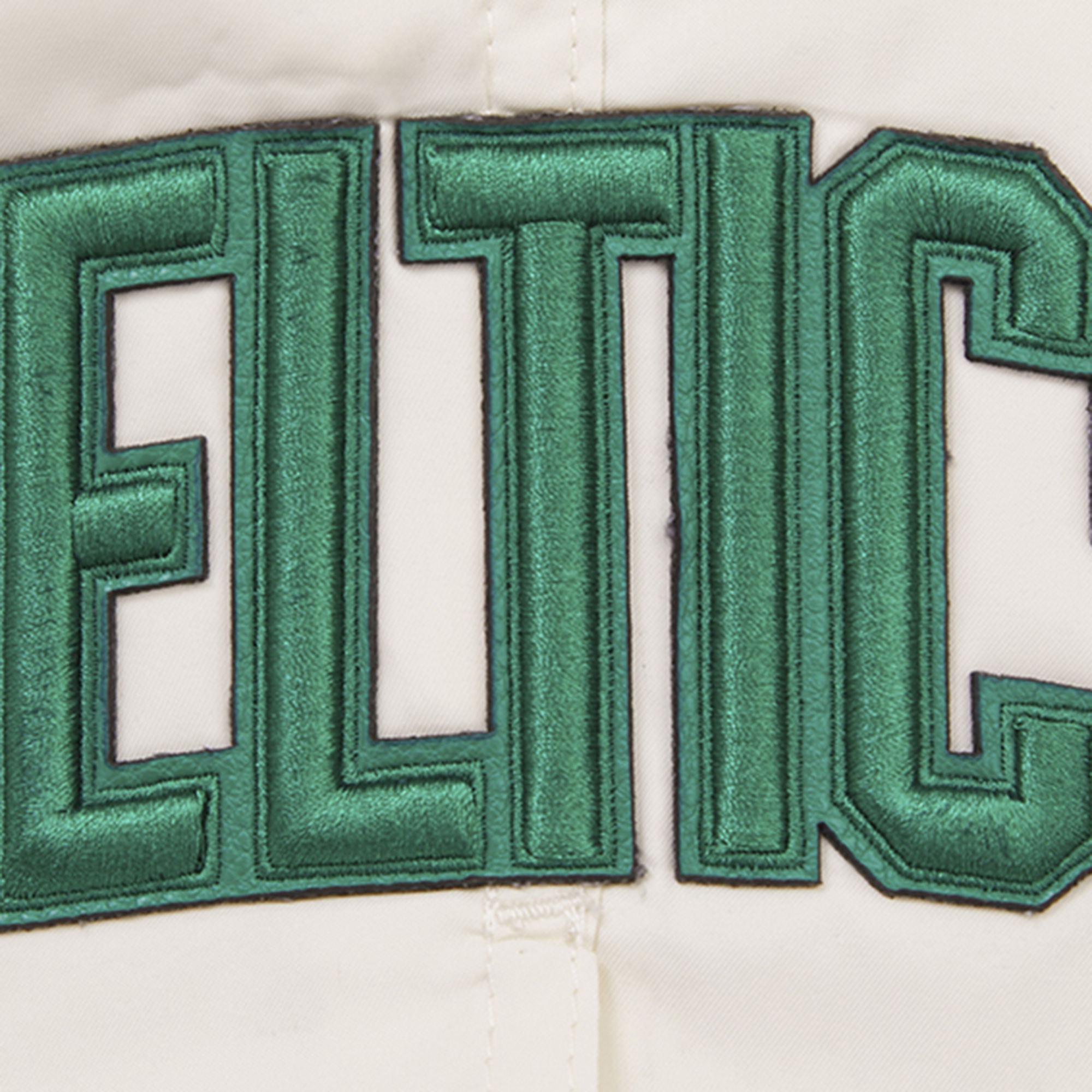 Men's Pro Standard Cream Boston Celtics Triple Tonal Woven Shorts - Image 7