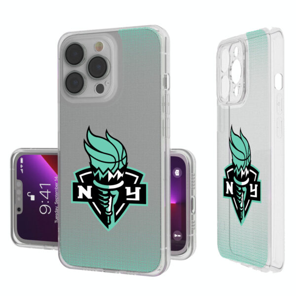 New York Liberty Linen Logo iPhone Clear Case