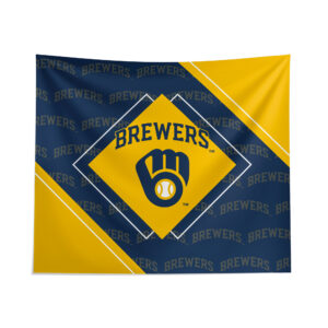 Pegasus Milwaukee Brewers 51" x 60" Diamond Boxed Wall Tapestry