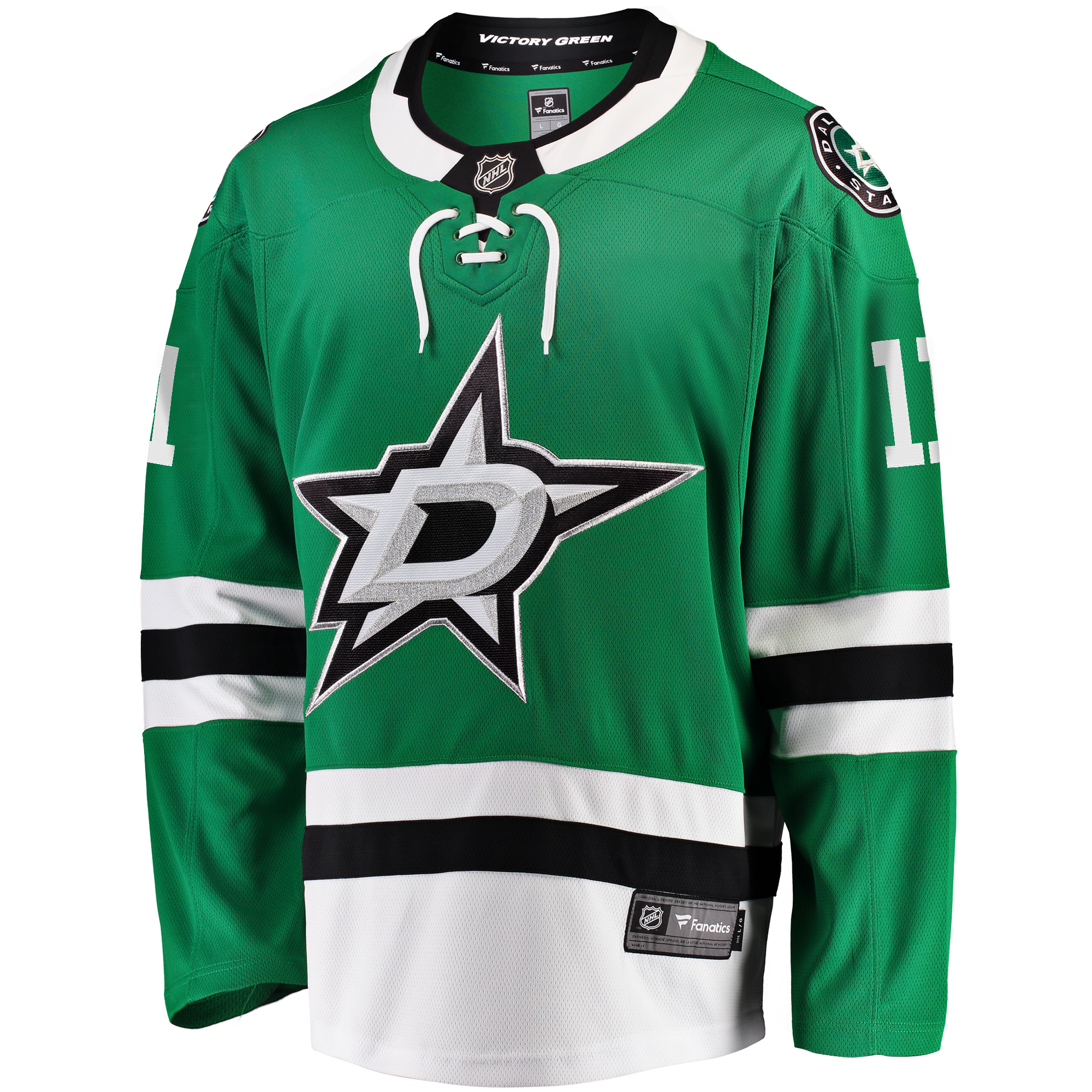 Men's Fanatics Logan Stankoven Kelly Green Dallas Stars Premier Breakaway Player Jersey - Image 6