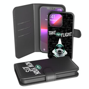 Keyscaper Black New York Jets iPhone Wallet Case