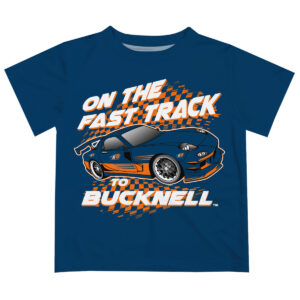 Toddler Vive La Fete Blue Bucknell Bison Fast Track T-Shirt