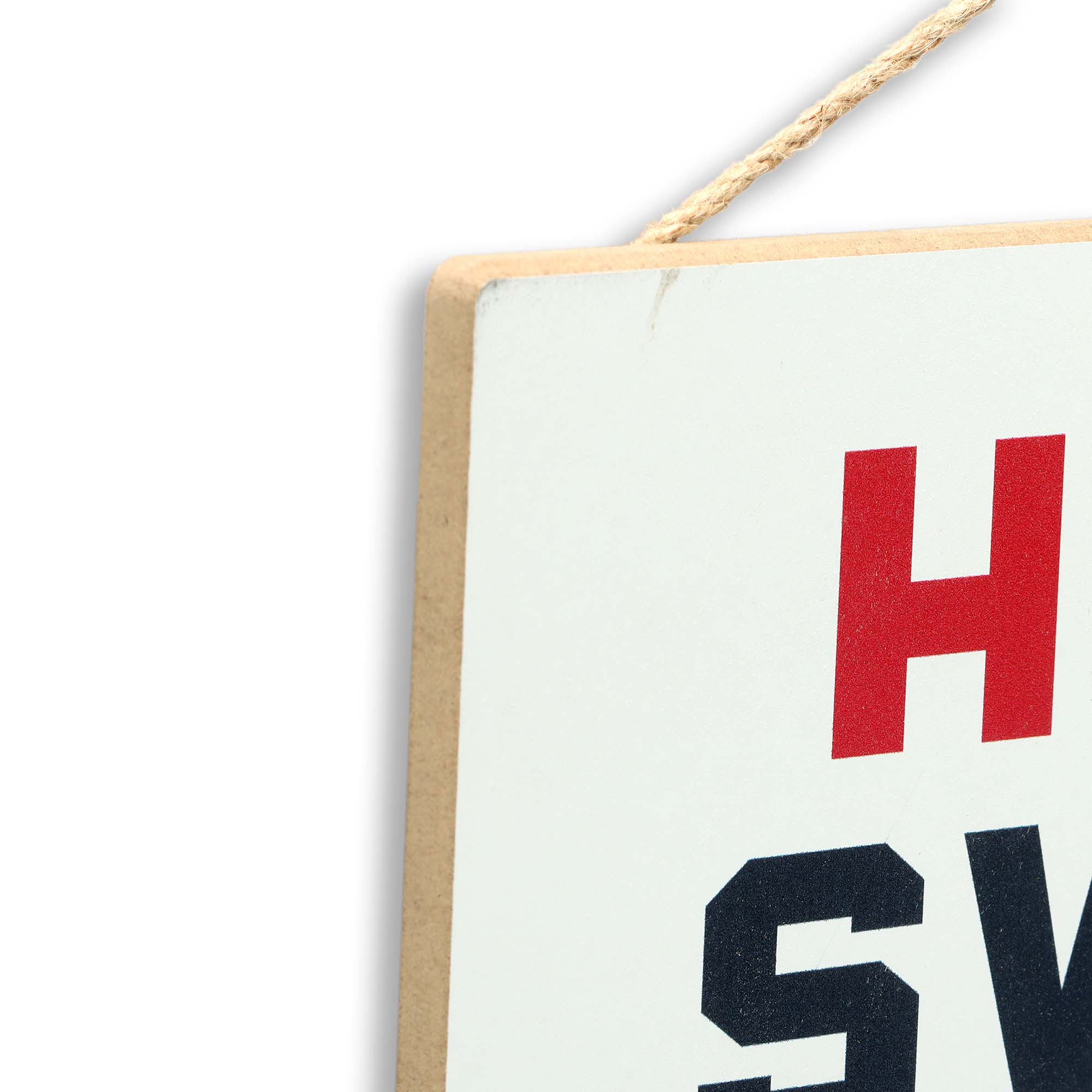 Atlanta Braves Home Sweet Home Hanging Wood Sign - Image 5